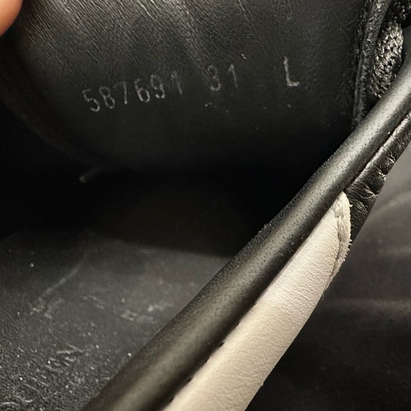 Alexander McQueen Leather Sneakers kids